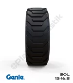 Genie 12-16.5 Siyah PU Köpük Jel Dolgu Teleskopik Platform Tekerleği Sol