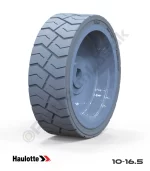 Haulotte 12.5x4.25 İz Bırakmayan Gri Kauçuk Makaslı Platform Tekerleği