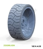Zoomlion 12x4.5 İz Bırakmayan Gri Kauçuk Makaslı Platform Tekerleği