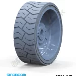 Sinoboom 12x4.5 İz Bırakmayan Gri Kauçuk Makaslı Platform Tekerleği