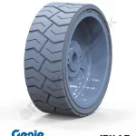 Genie 12x4.5 İz Bırakmayan Gri Kauçuk Makaslı Platform Tekerleği