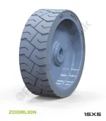 Zoomlion 15x5 İz Bırakmayan Gri Kauçuk Makaslı Platform Tekerleği