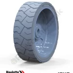 Haulotte 15x5 İz Bırakmayan Gri Kauçuk Makaslı Platform Tekerleği