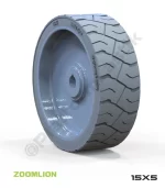 Zoomlion 15x5 İz Bırakmayan Gri Kauçuk Makaslı Platform Tekerleği