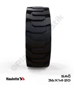 Haulotte 36x14-20 Siyah Kauçuk Eklemli Platform Tekerleği Sağ