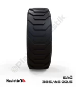 Haulotte 385/65-22.5 Siyah PU Köpük Jel Dolgu Eklemli Platform Tekerleği Sağ