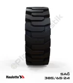 Haulotte 385/65-24 Siyah Kauçuk Eklemli Platform Tekerleği Rtj Pro Sağ