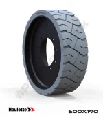 Haulotte 600x190 İz Bırakmayan Gri Kauçuk Eklemli Platform Tekerleği