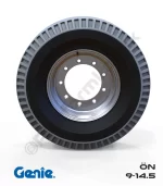 Genie 9-14.5 İz Bırakmayan Gri PU Köpük Jel Dolgu Eklemli Platform Tekerleği Ön