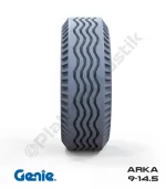 Genie 9-14.5 İz Bırakmayan Gri PU Köpük Jel Dolgu Eklemli Platform Tekerleği Arka