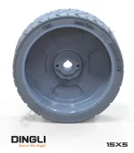 Dingli 15x5 İz Bırakmayan Gri Kauçuk Makaslı Platform Tekerleği