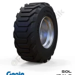 Genie 12-16.5 Siyah PU Köpük Jel Dolgu Teleskopik Platform Tekerleği Sol