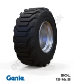 Genie 12-16.5 Siyah PU Köpük Jel Dolgu Teleskopik Platform Tekerleği Sol