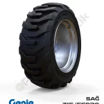 Genie 315/55D20 Siyah PU Köpük Jel Dolgu Makaslı Platform Tekerleği Sağ