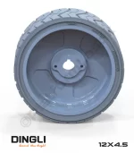 Dingli 12x4.5 İz Bırakmayan Gri Kauçuk Makaslı Platform Tekerleği