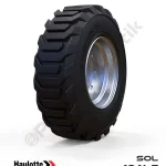 Haulotte 10-16.5 Siyah PU Köpük Jel Dolgu Makaslı Platform Tekerleği Sol