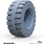 Haulotte 23x10-12 İz Bırakmayan Gri Kauçuk Eklemli Platform Tekerleği Ön