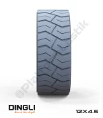 Dingli 12x4.5 İz Bırakmayan Gri Kauçuk Makaslı Platform Tekerleği