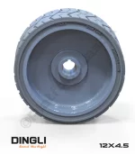 Dingli 12x4.5 İz Bırakmayan Gri Kauçuk Makaslı Platform Tekerleği