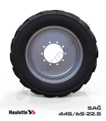 Haulotte 445/65-22.5 Siyah PU Köpük Jel Dolgu Teleskopik Platform Tekerleği Sağ