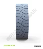 Zoomlion 15x5 İz Bırakmayan Gri Kauçuk Makaslı Platform Tekerleği