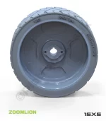 Zoomlion 15x5 İz Bırakmayan Gri Kauçuk Makaslı Platform Tekerleği