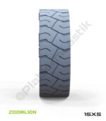 Zoomlion 15x5 İz Bırakmayan Gri Kauçuk Makaslı Platform Tekerlekleri Tekerleği
