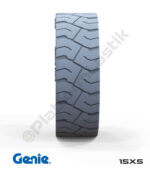 Genie 15x5 İz Bırakmayan Gri Kauçuk Makaslı Platform Tekerlekleri Tekerleği