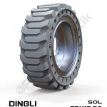 Dingli 33x12-20 İz Bırakmayan Beyaz Kauçuk Makaslı Platform Tekerlekleri Tekerleği Sol