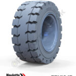 Jlg 240/55D17.5 İz Bırakmayan Gri PU Köpük Jel Dolgu Eklemli Platform Tekerlekleri Tekerleği