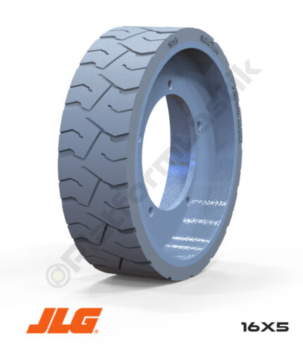Jlg 16x5 İz Bırakmayan Gri Kauçuk Makaslı Platform Tekerlekleri Tekerleği
