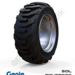 Genie 315/55D20 Siyah PU Köpük Jel Dolgu Makaslı Platform Tekerlekleri Tekerleği Sol