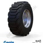 Genie 12-16.5 Siyah PU Köpük Jel Dolgu Teleskopik Platform Tekerleği Sağ